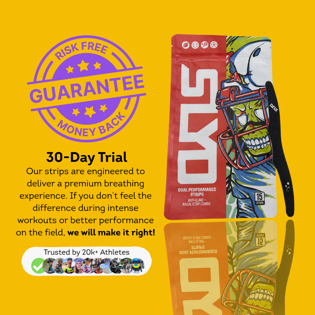 SLYD DUAL PERFORMANCE STRIPS: ANTI-GLARE+NASAL STRIP COMBO (15 STRIPS)