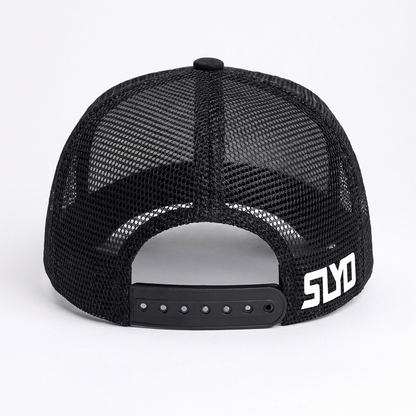 SLYD TRUCKER PUFF HAT (BLACK)